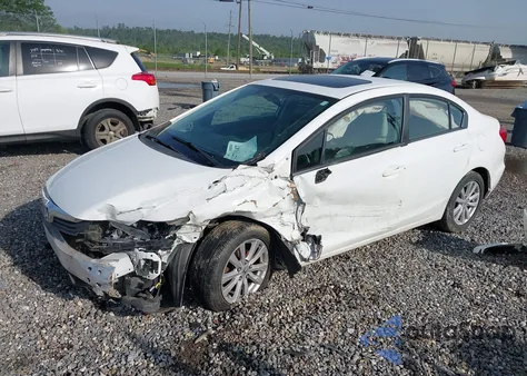 2012 Honda Civic Ex z USA, uszkodzony, nr VIN 19XFB2F86CE109040